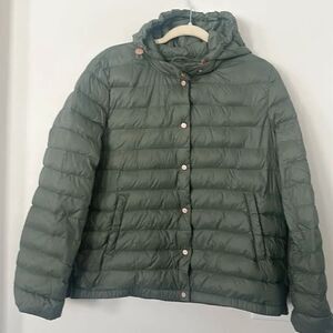 Bernardo Olive Down Blend Women’s Packable Puffer Jacket L